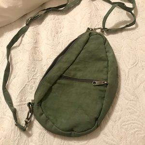 Healthy Back Baglett - Olive Microfiber